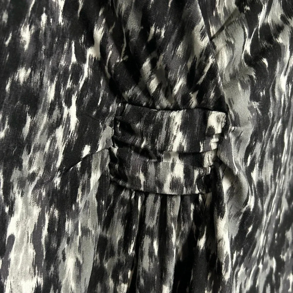 Alfani Women’s XL Popover Top V Neck Stretch 3/4 Sleeve Business Casual Slinky - Picture 4 of 11